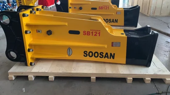Soosan Concrete Rock Stone Hydraulic Breaker Sb121 Box Type for Excavator / Heavy Equipment