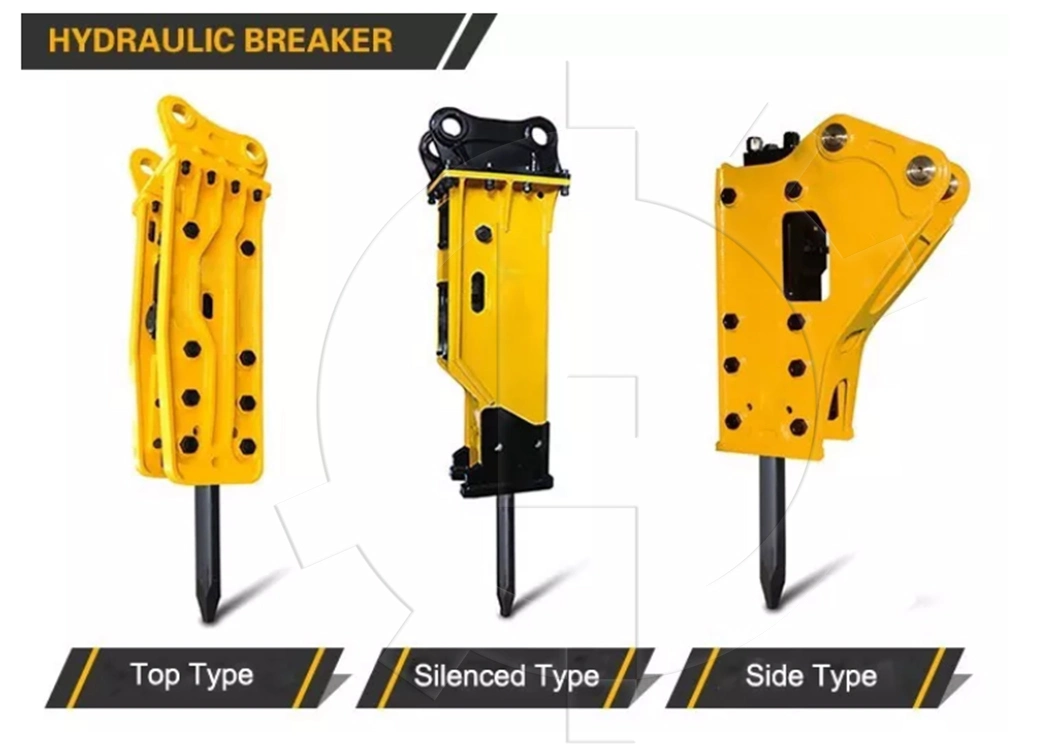Hb20g Hb30g Rock Hammer Silence Type Hydraulic Breaker Box Type Breaker